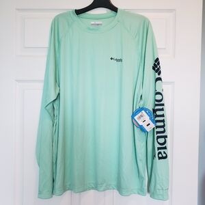 NWT Columbia PFG Omni-wick Men"s Shirt, XL Tall
